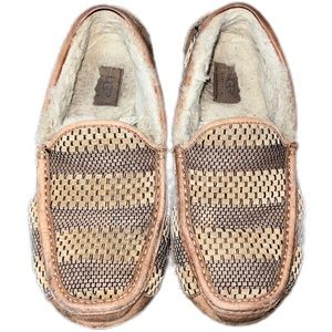 Ugg Australia Sherpa Lined Slippers | Men’s 11 | Brown and Tan